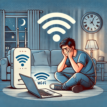 Why is my internet so slow in the Evening?